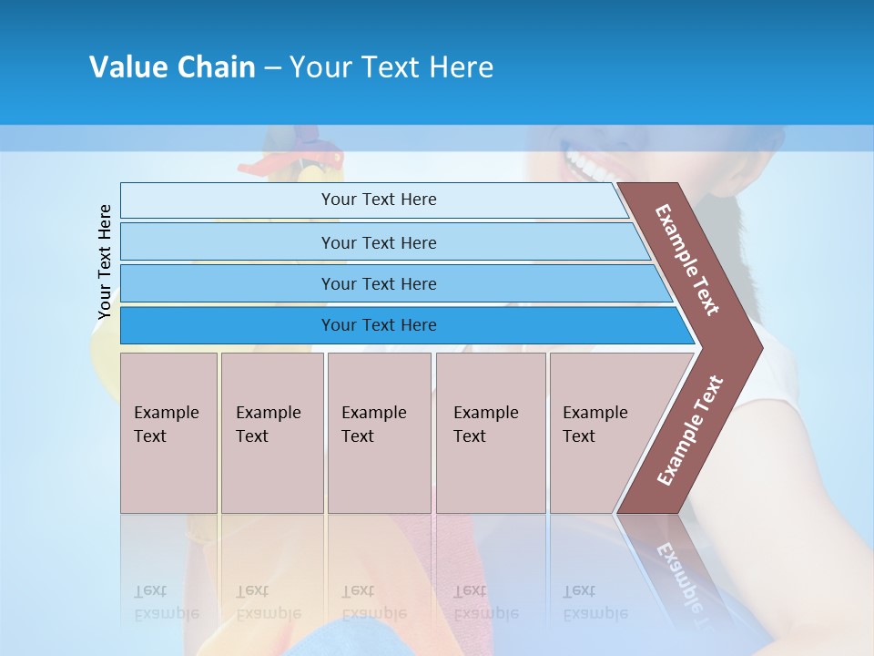 Housewife Chore Young PowerPoint Template