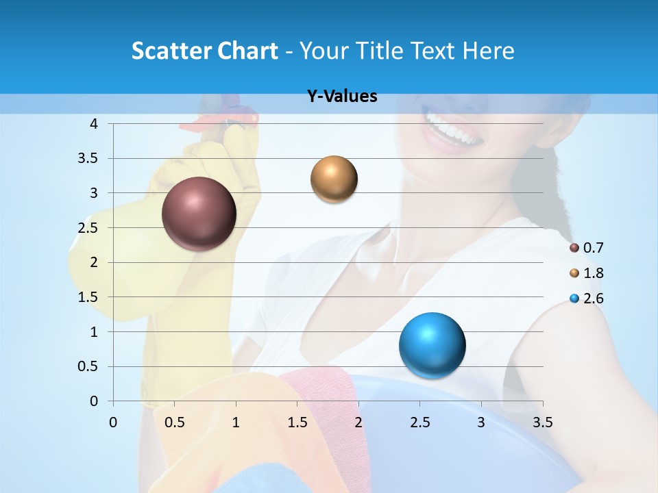 Housewife Chore Young PowerPoint Template