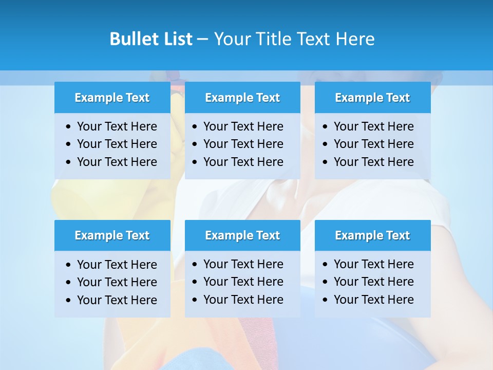 Housewife Chore Young PowerPoint Template