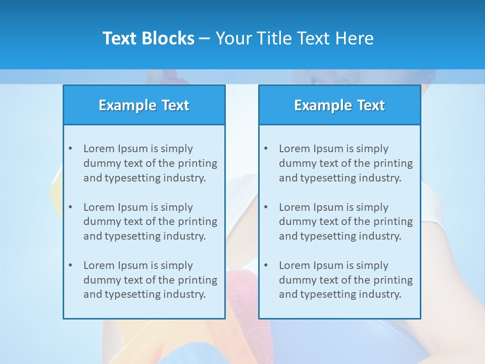 Housewife Chore Young PowerPoint Template