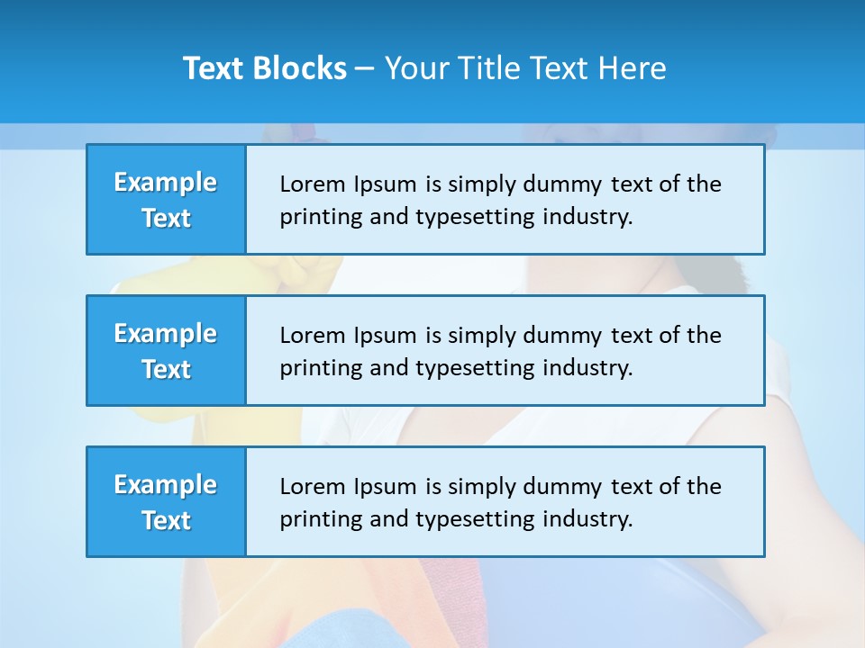 Housewife Chore Young PowerPoint Template