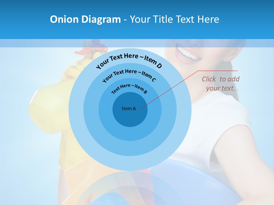 Housewife Chore Young PowerPoint Template