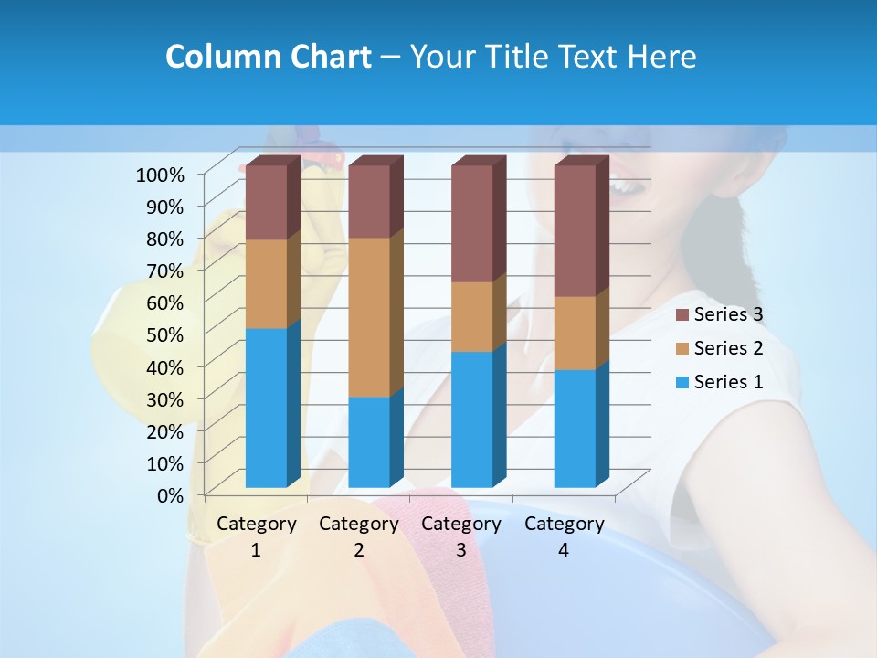Housewife Chore Young PowerPoint Template