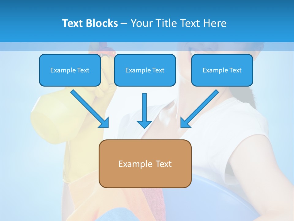 Housewife Chore Young PowerPoint Template