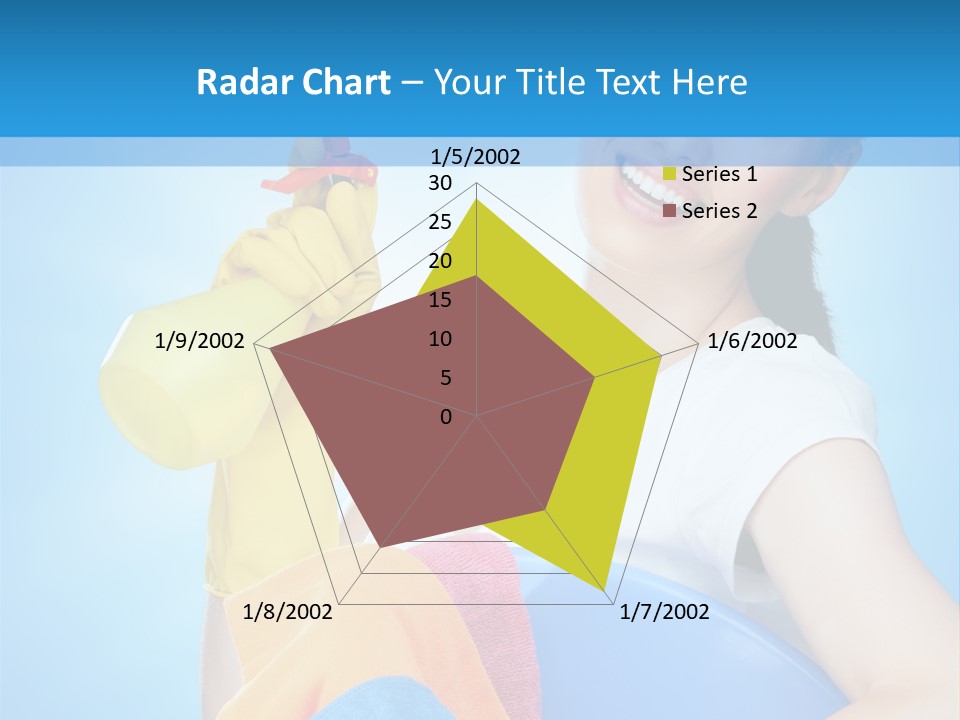 Housewife Chore Young PowerPoint Template