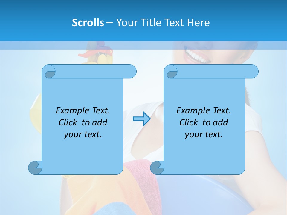 Housewife Chore Young PowerPoint Template