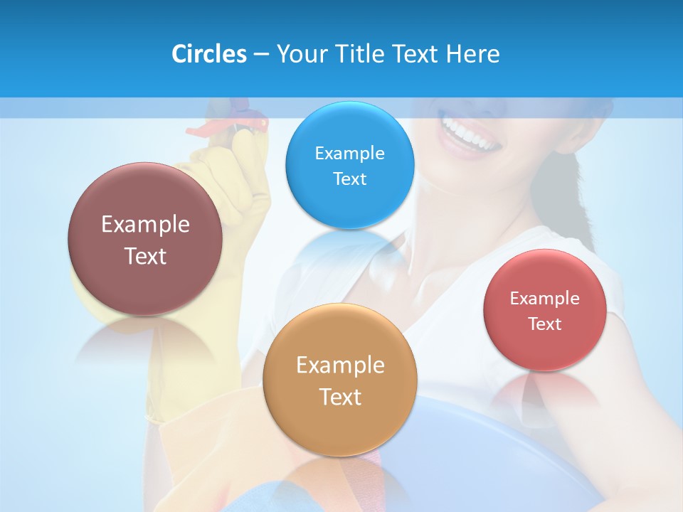 Housewife Chore Young PowerPoint Template