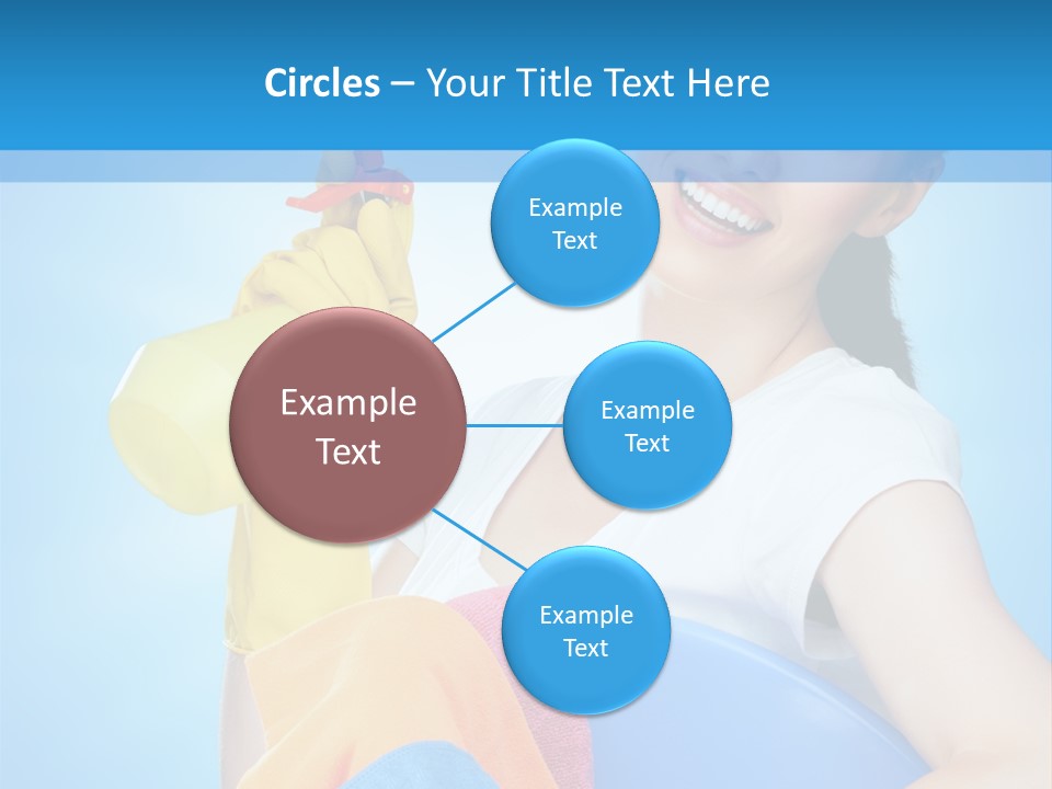 Housewife Chore Young PowerPoint Template