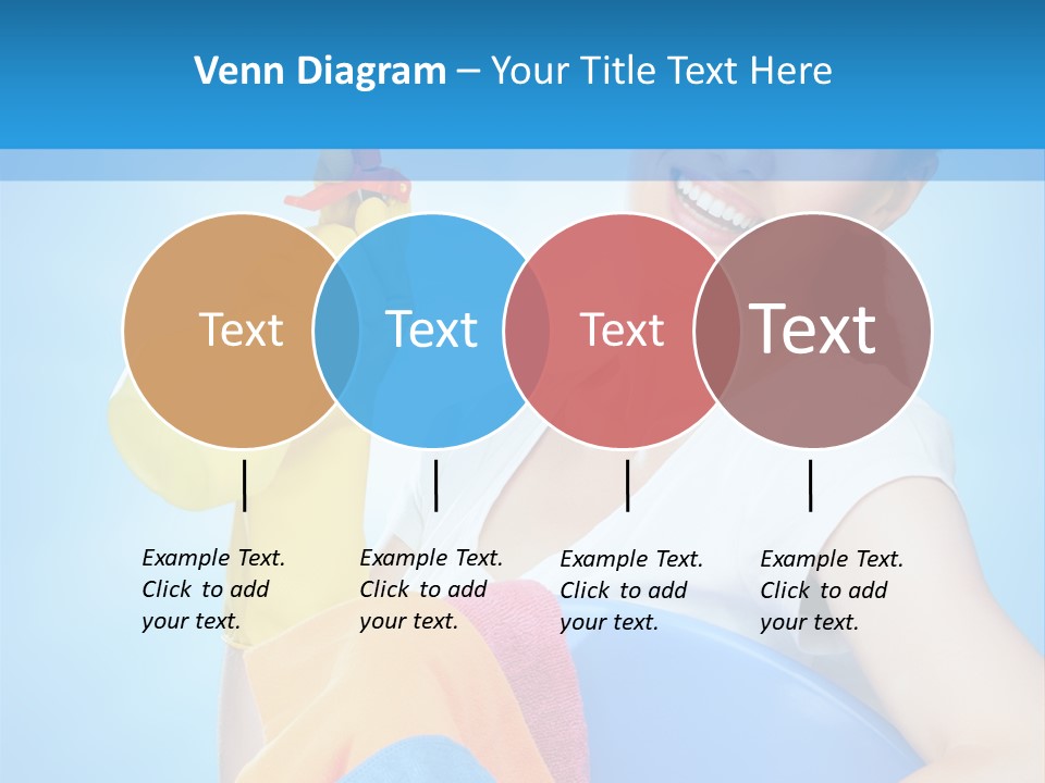 Housewife Chore Young PowerPoint Template