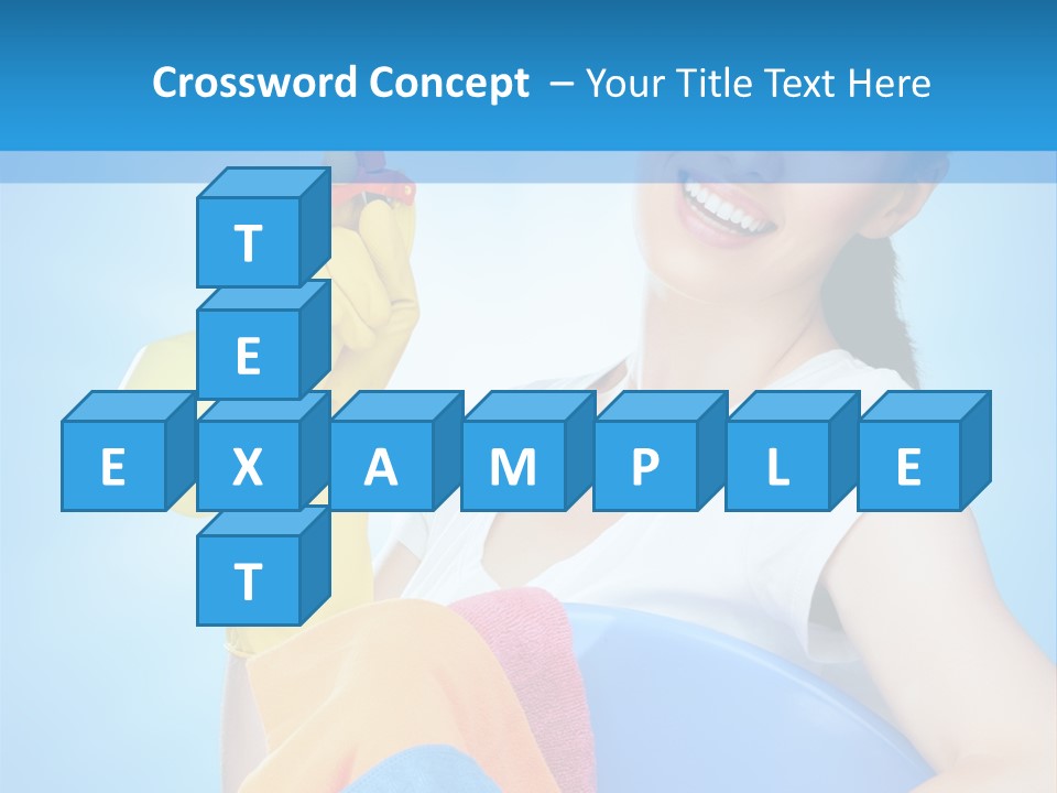 Housewife Chore Young PowerPoint Template