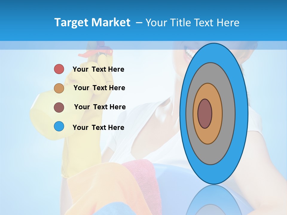 Housewife Chore Young PowerPoint Template