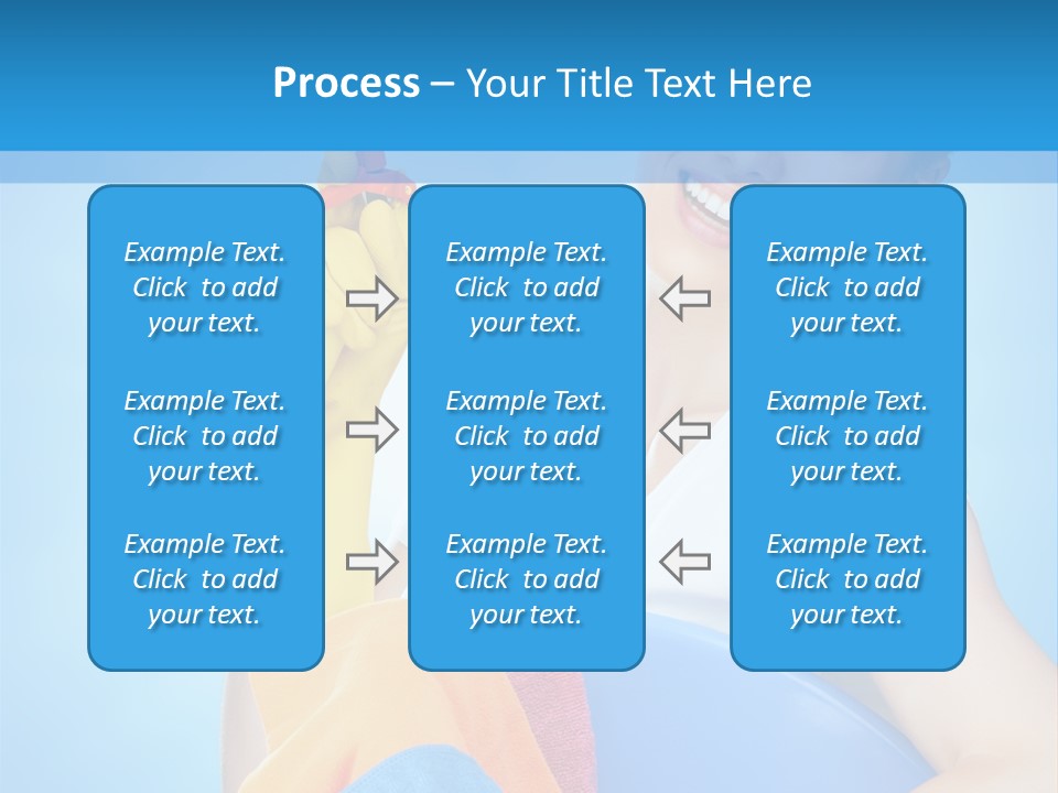 Housewife Chore Young PowerPoint Template