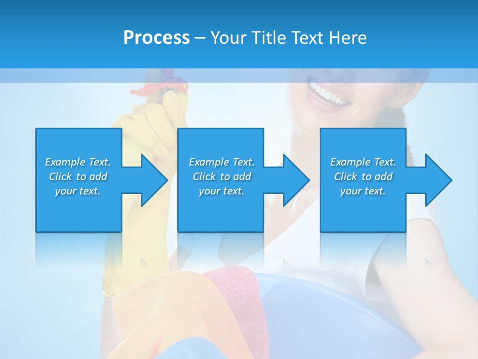 Housewife Chore Young PowerPoint Template