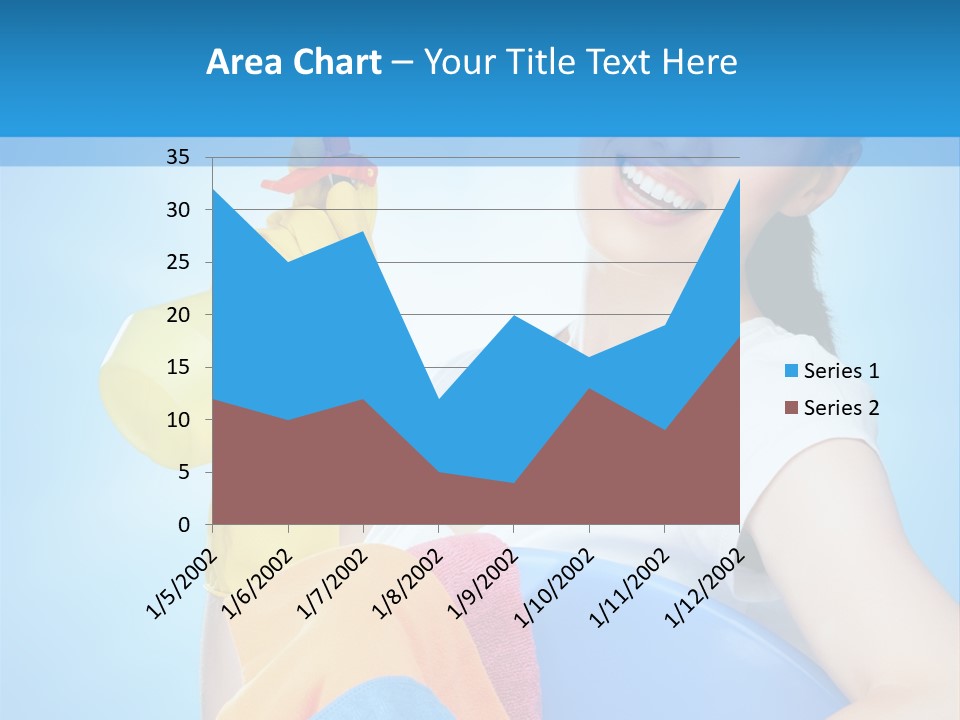 Housewife Chore Young PowerPoint Template
