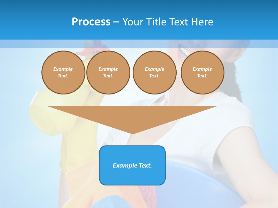 Housewife Chore Young PowerPoint Template