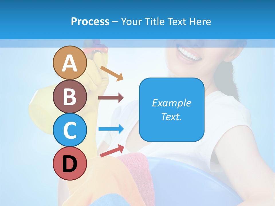 Housewife Chore Young PowerPoint Template