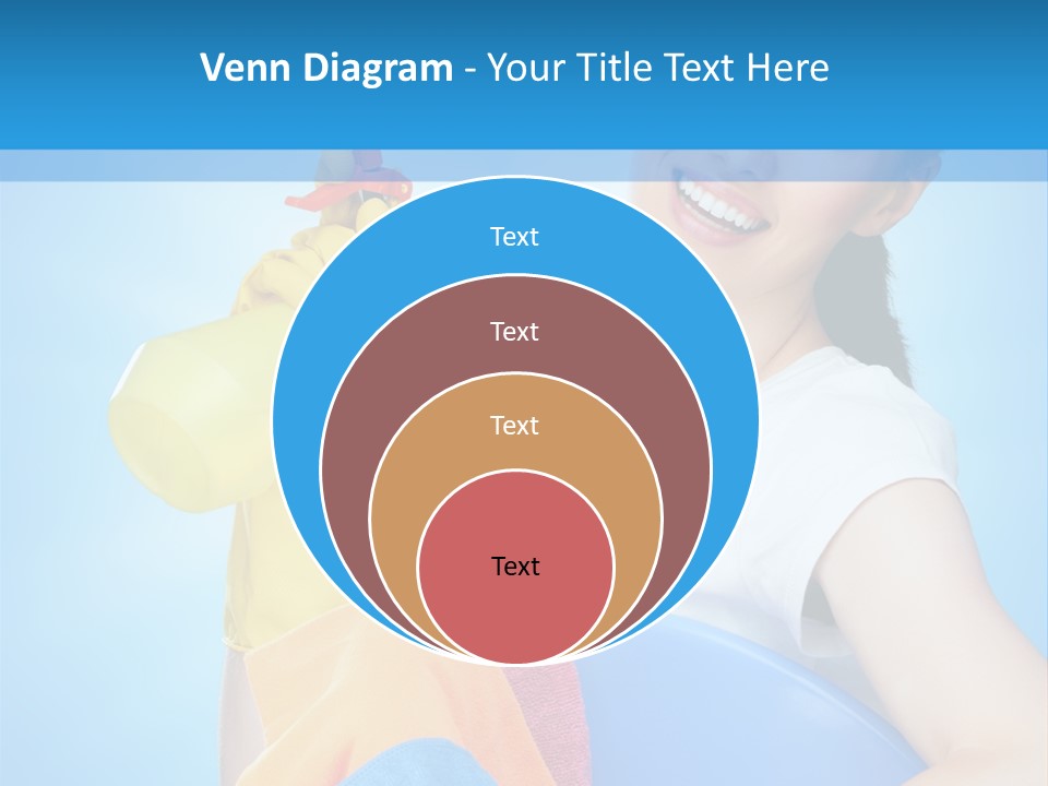 Housewife Chore Young PowerPoint Template
