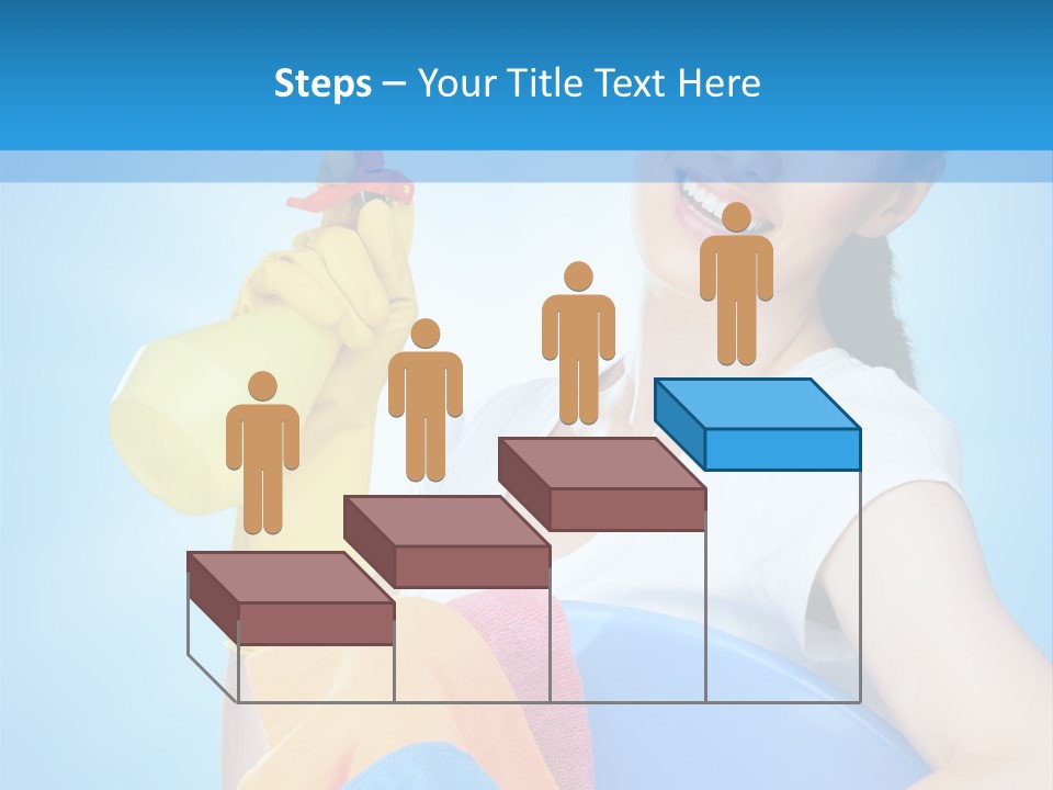 Housewife Chore Young PowerPoint Template