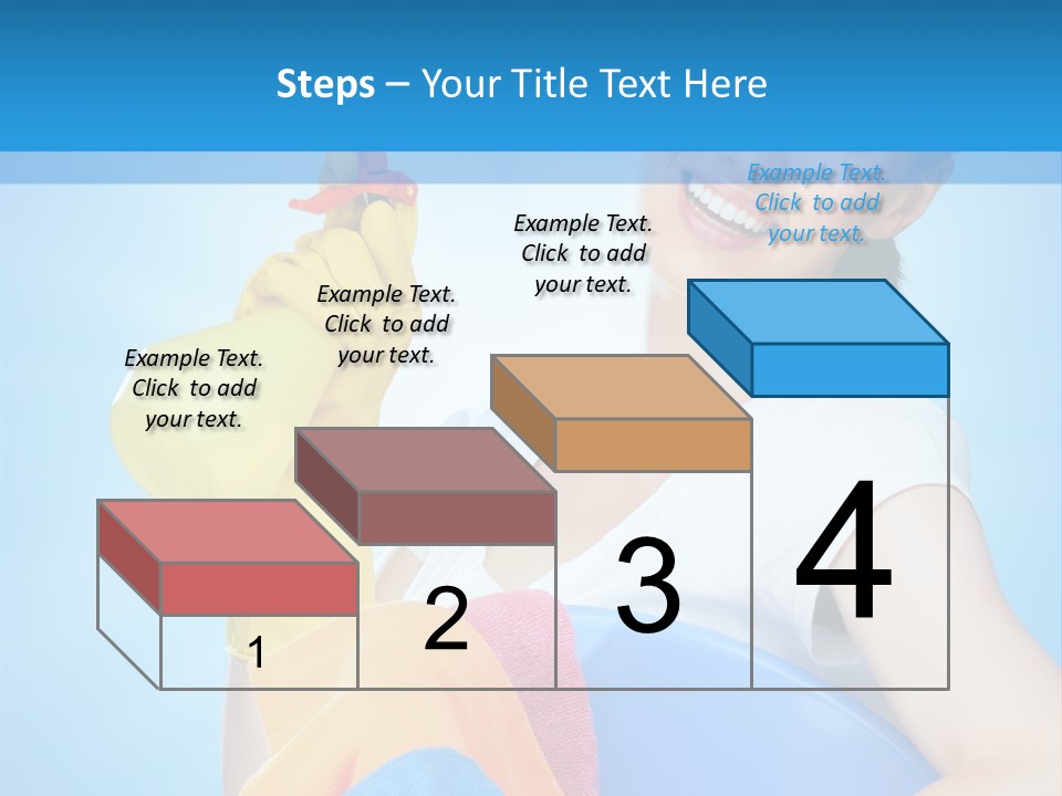 Housewife Chore Young PowerPoint Template