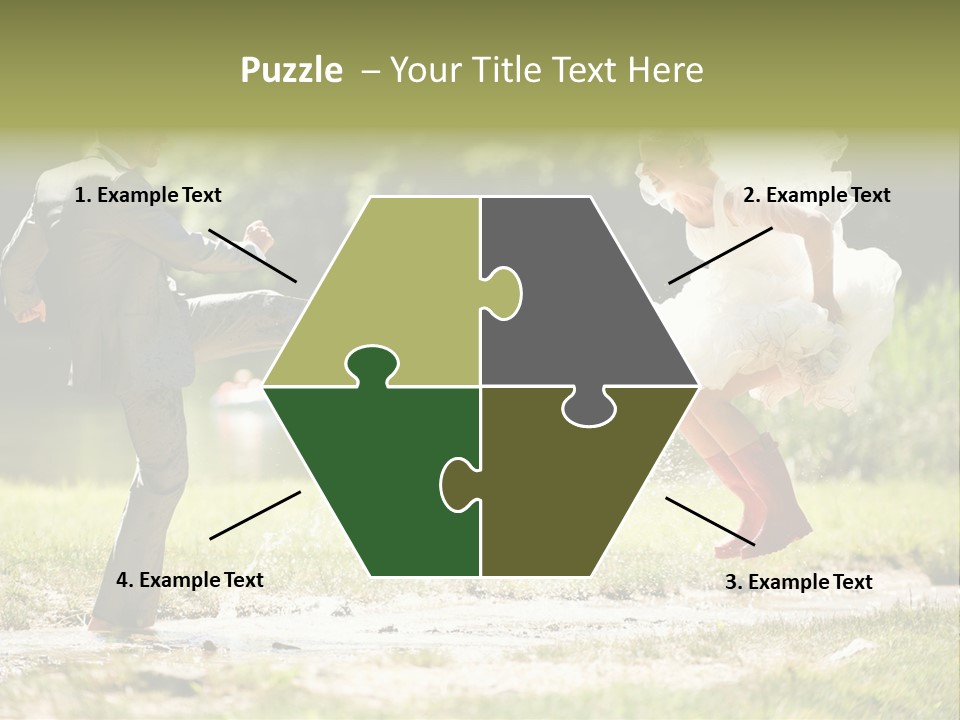 Spa Trauung Kleid PowerPoint Template