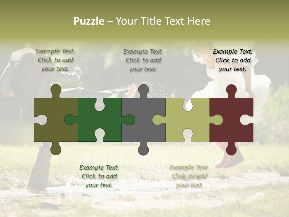 Spa Trauung Kleid PowerPoint Template