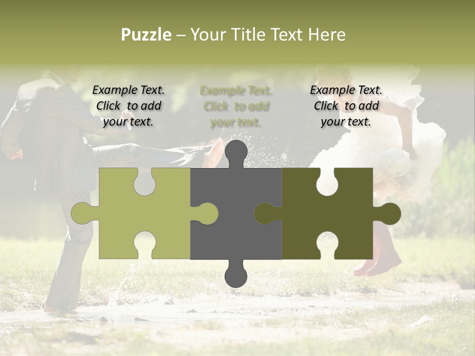 Spa Trauung Kleid PowerPoint Template