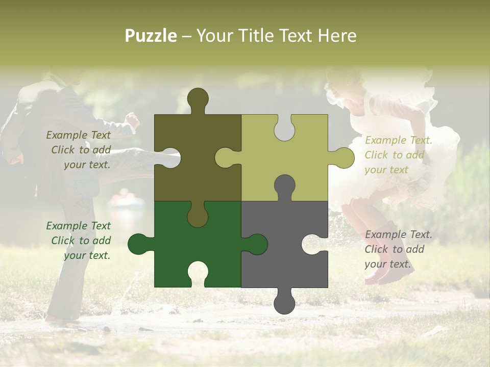 Spa Trauung Kleid PowerPoint Template