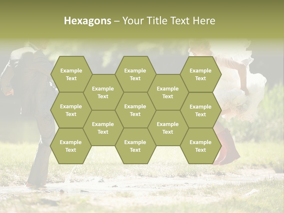 Spa Trauung Kleid PowerPoint Template