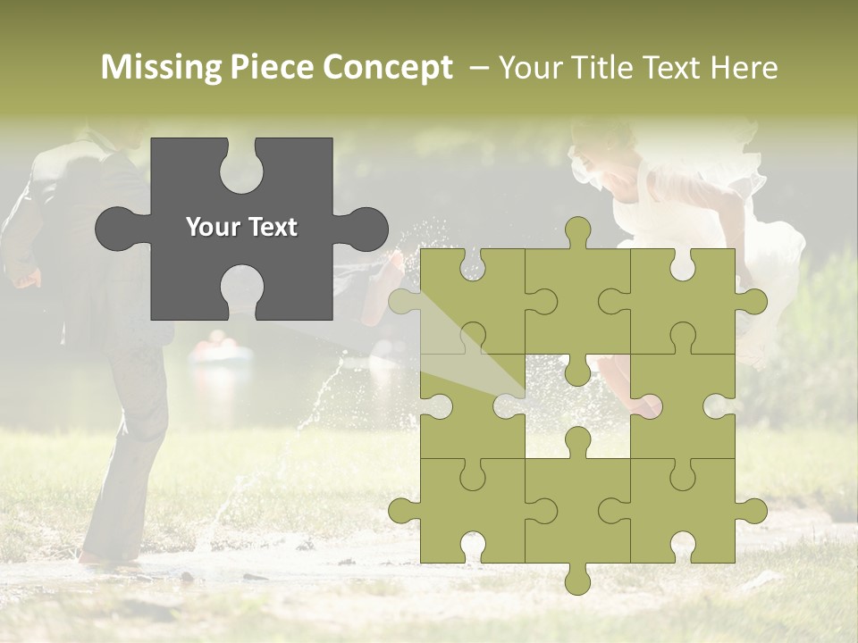 Spa Trauung Kleid PowerPoint Template