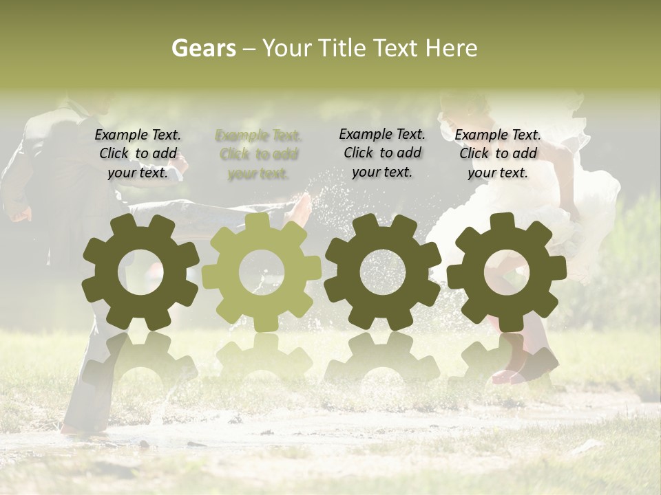 Spa Trauung Kleid PowerPoint Template