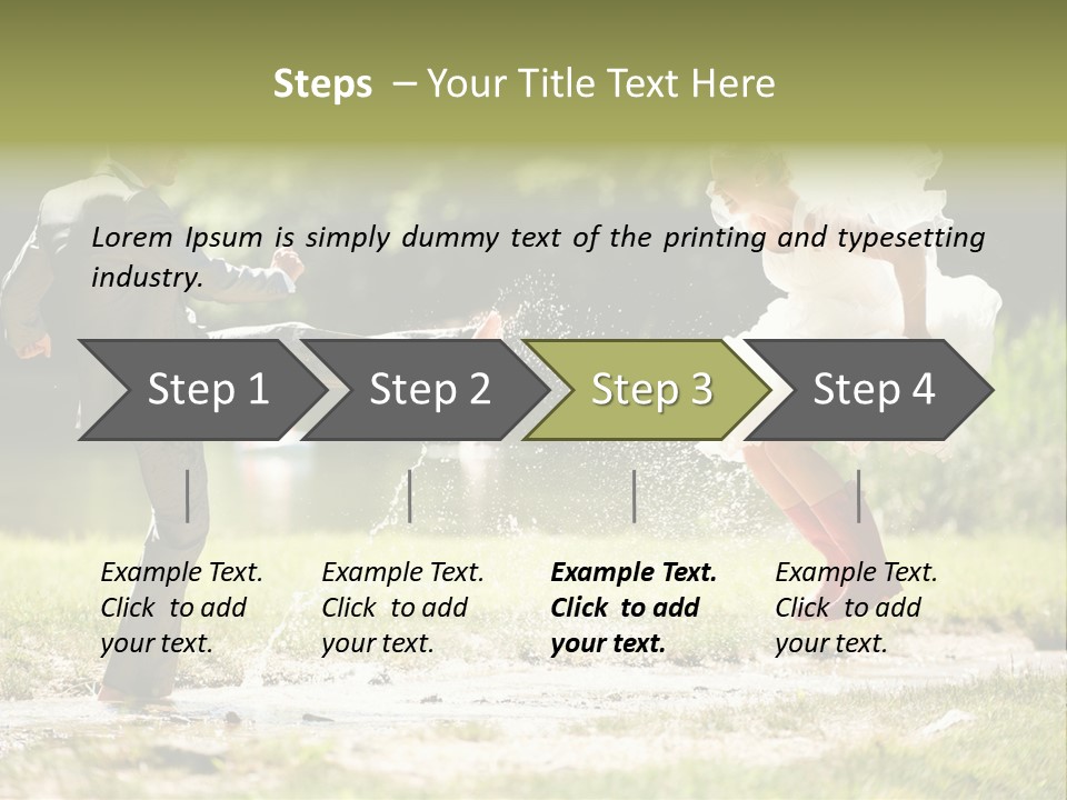Spa Trauung Kleid PowerPoint Template