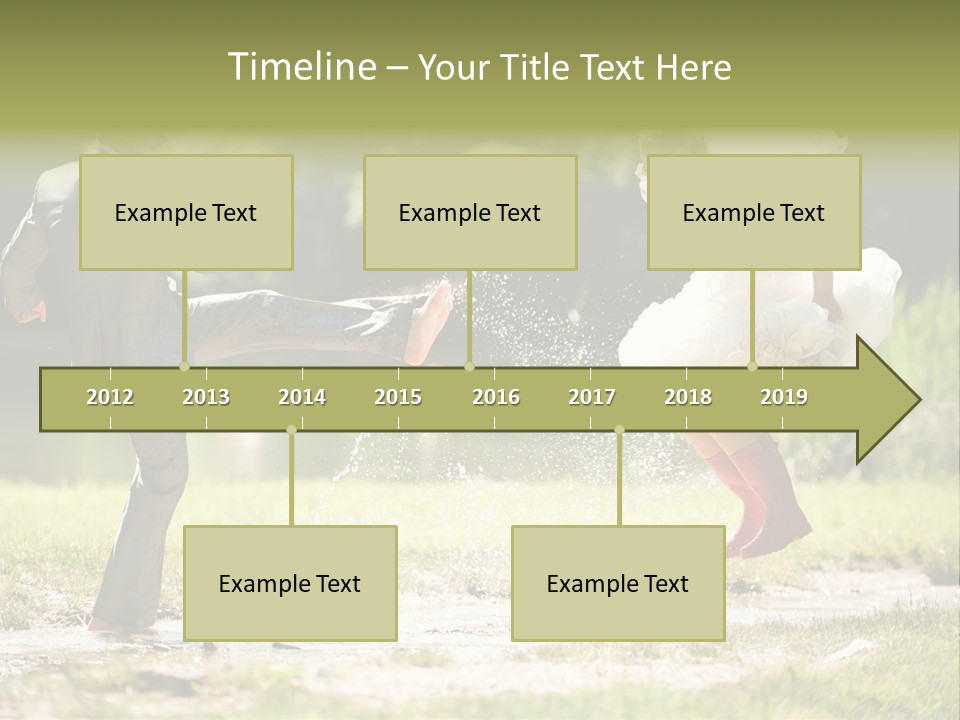 Spa Trauung Kleid PowerPoint Template