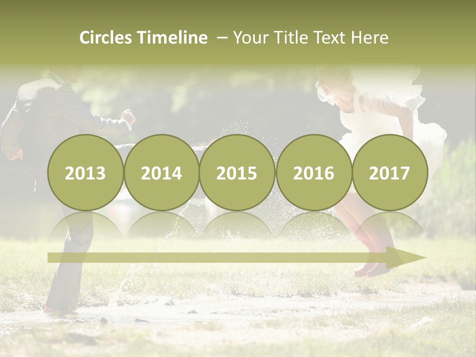 Spa Trauung Kleid PowerPoint Template