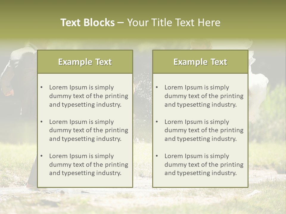 Spa Trauung Kleid PowerPoint Template