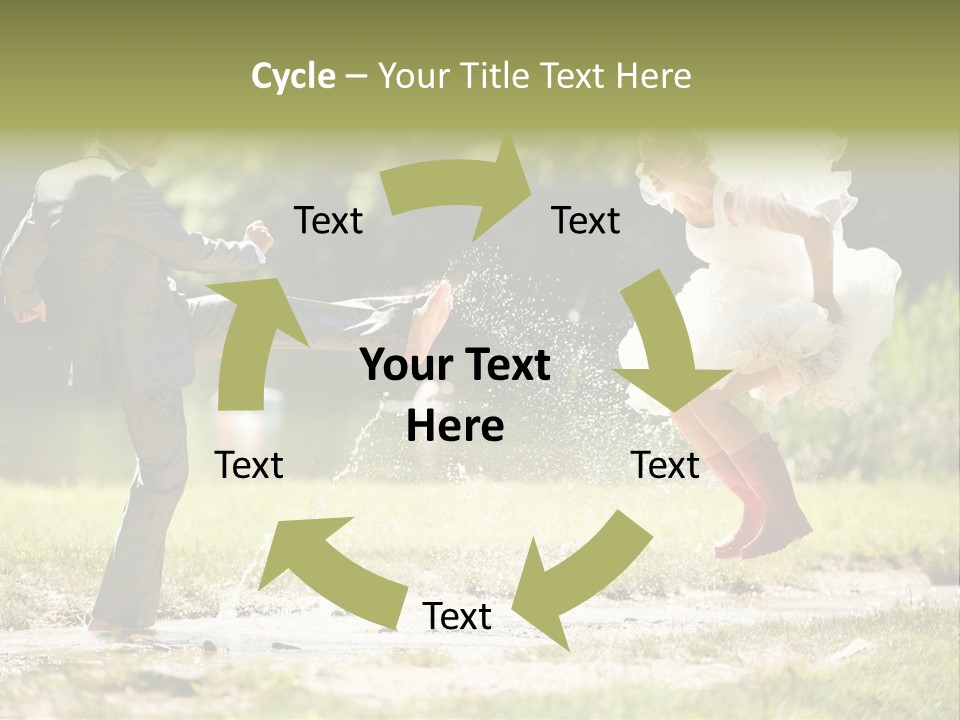 Spa Trauung Kleid PowerPoint Template