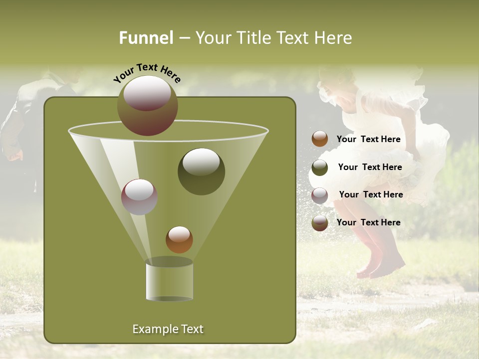 Spa Trauung Kleid PowerPoint Template