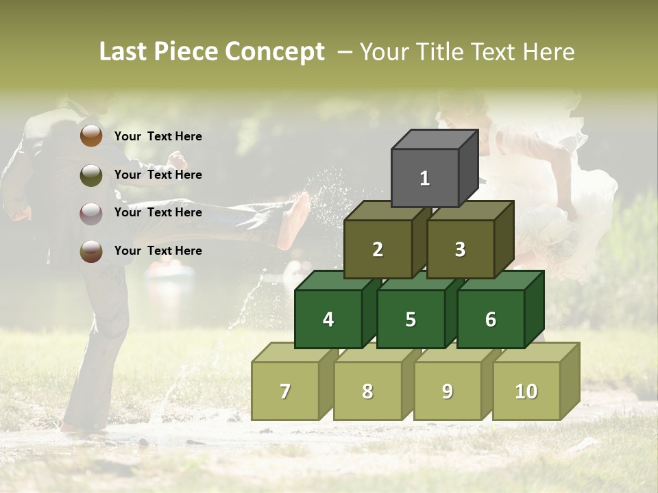 Spa Trauung Kleid PowerPoint Template