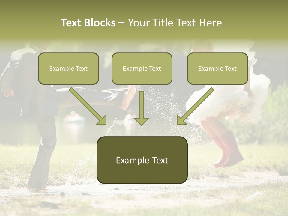 Spa Trauung Kleid PowerPoint Template