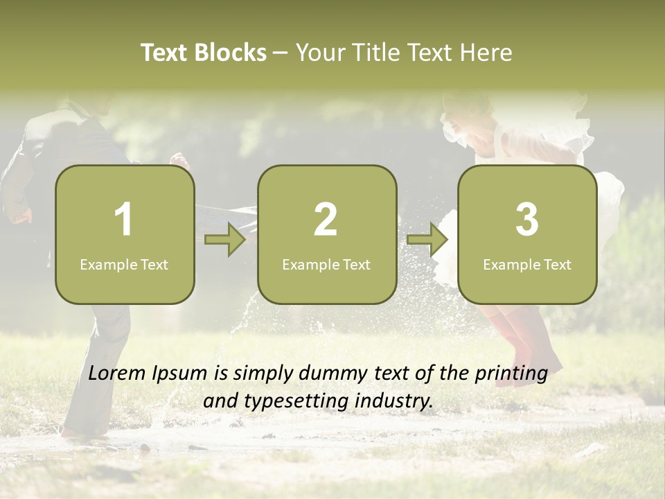 Spa Trauung Kleid PowerPoint Template