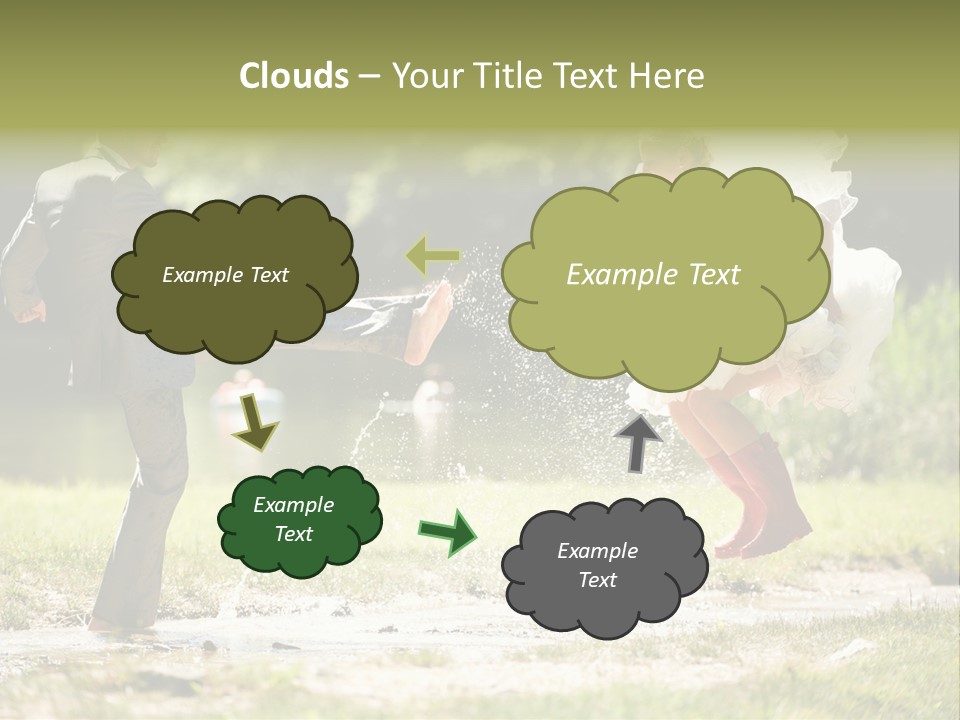 Spa Trauung Kleid PowerPoint Template