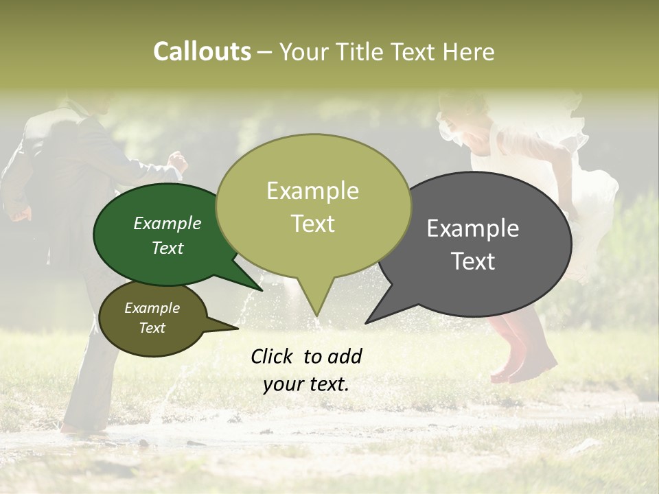 Spa Trauung Kleid PowerPoint Template