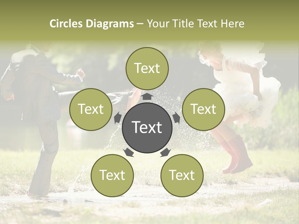 Spa Trauung Kleid PowerPoint Template