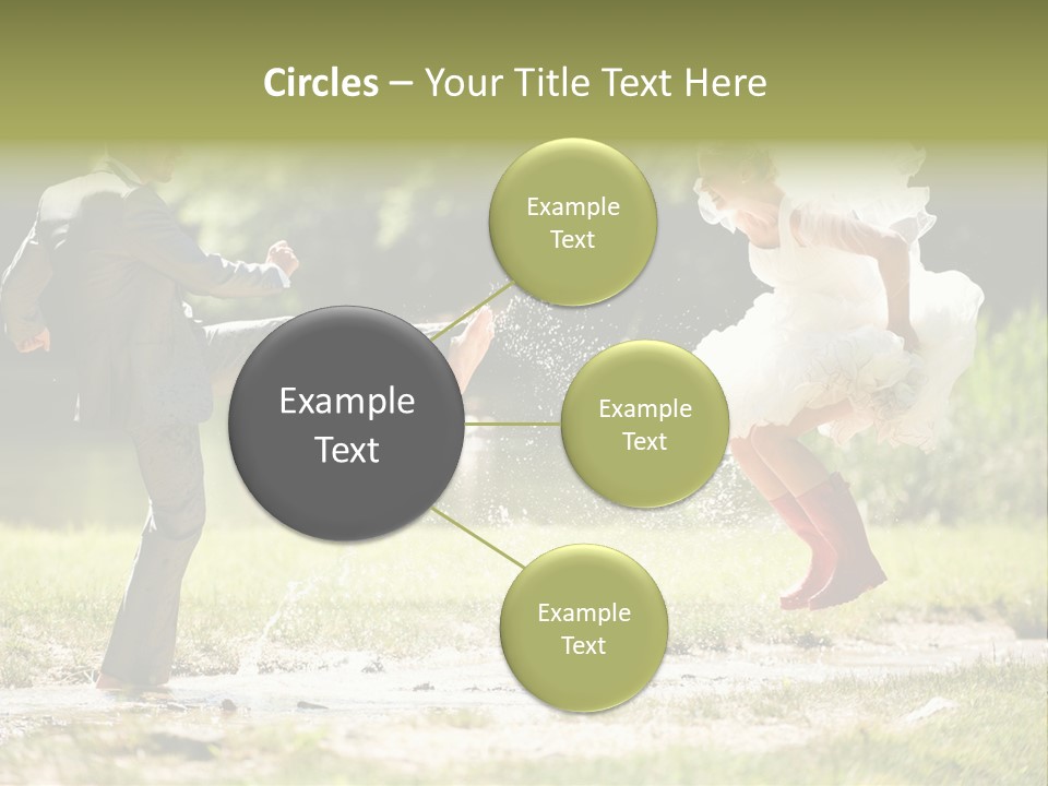 Spa Trauung Kleid PowerPoint Template