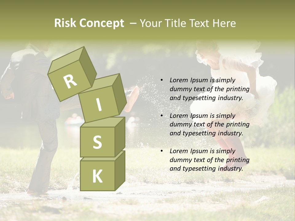 Spa Trauung Kleid PowerPoint Template