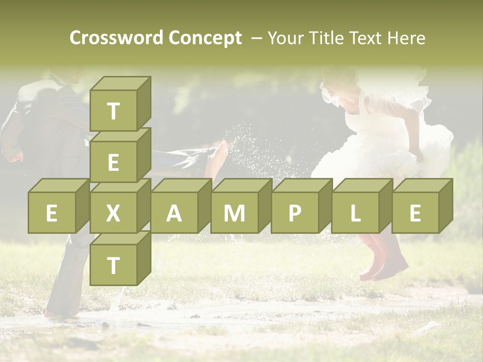 Spa Trauung Kleid PowerPoint Template