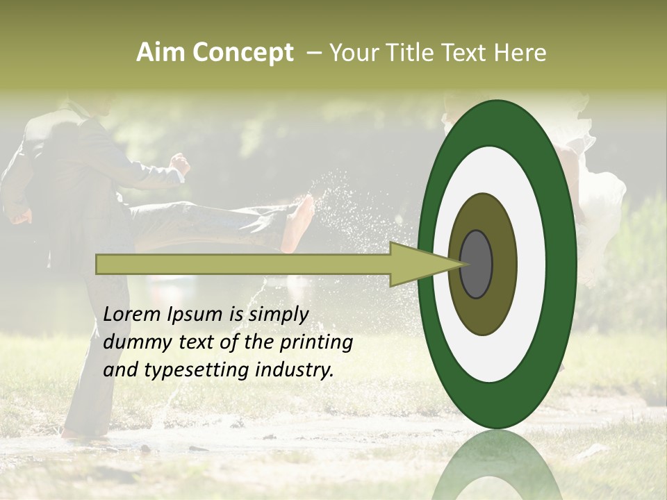 Spa Trauung Kleid PowerPoint Template