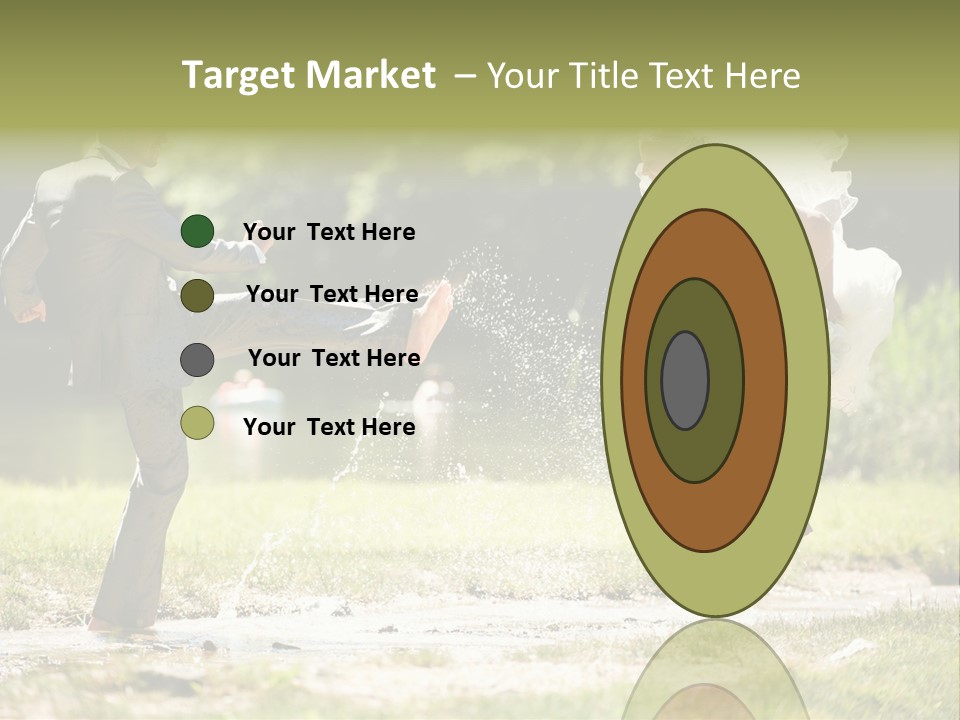 Spa Trauung Kleid PowerPoint Template