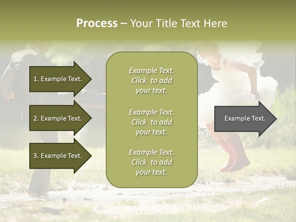 Spa Trauung Kleid PowerPoint Template