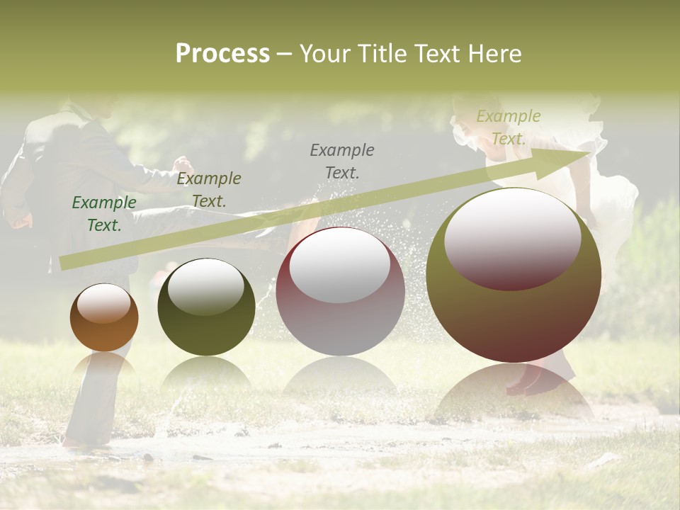 Spa Trauung Kleid PowerPoint Template