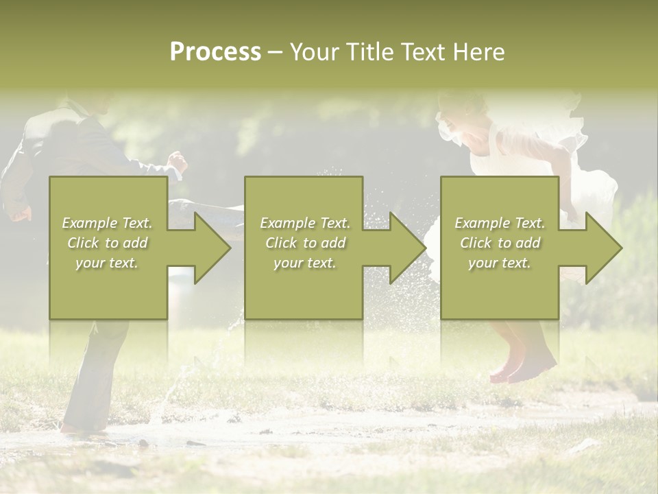 Spa Trauung Kleid PowerPoint Template